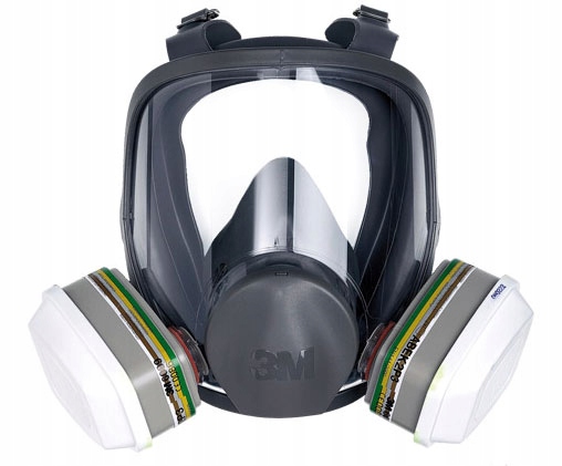 Maska Pełna Lakiernicza 3M 6800 Filtry 6099 P3 R