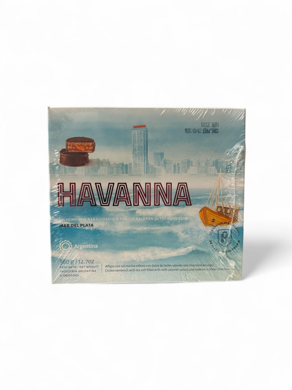 Alfajores Havanna Mar del Plata pudełko 4 sztuki 360g