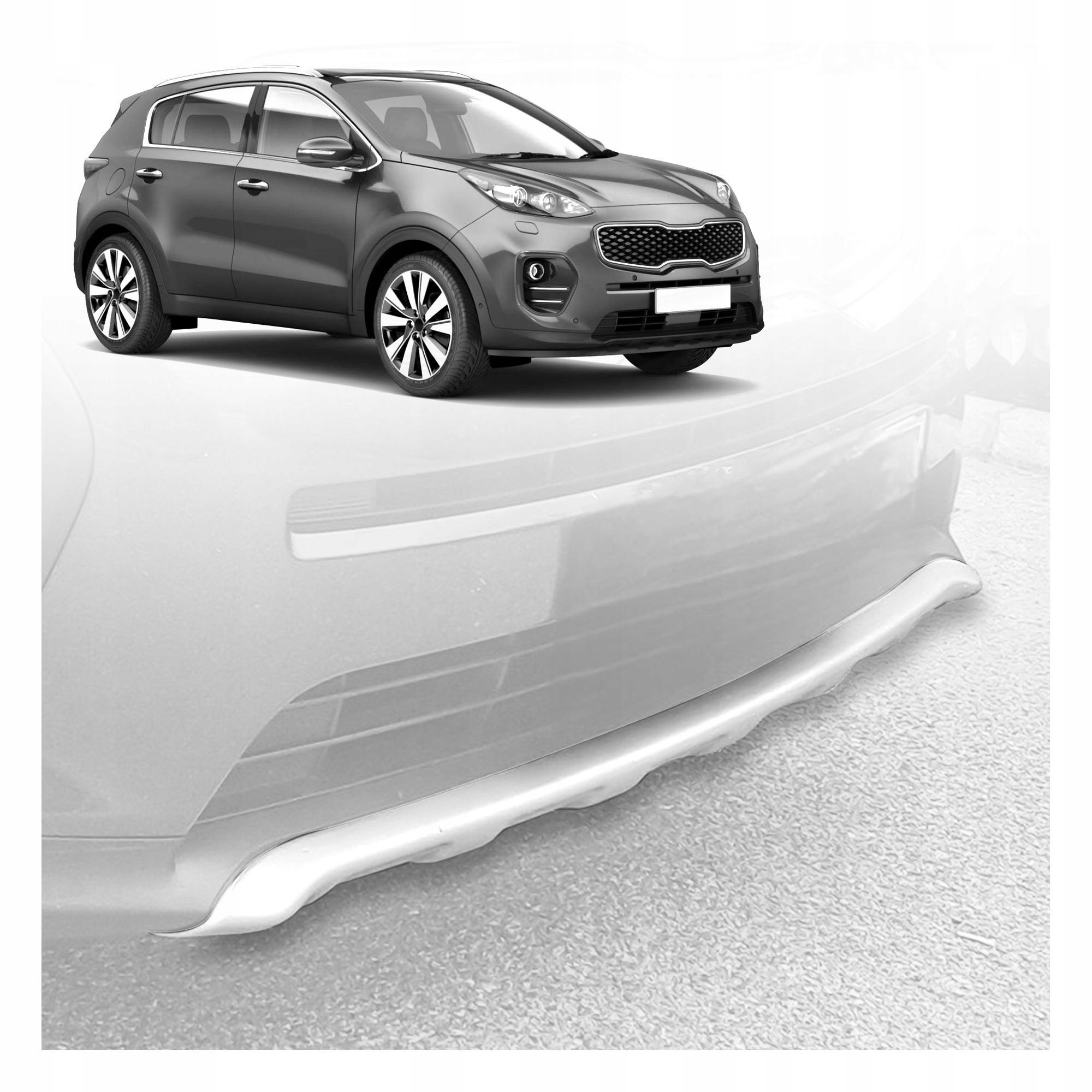 Rozdělovač předního nárazníku difuzér pro Kia Sportage IV 2016-2018