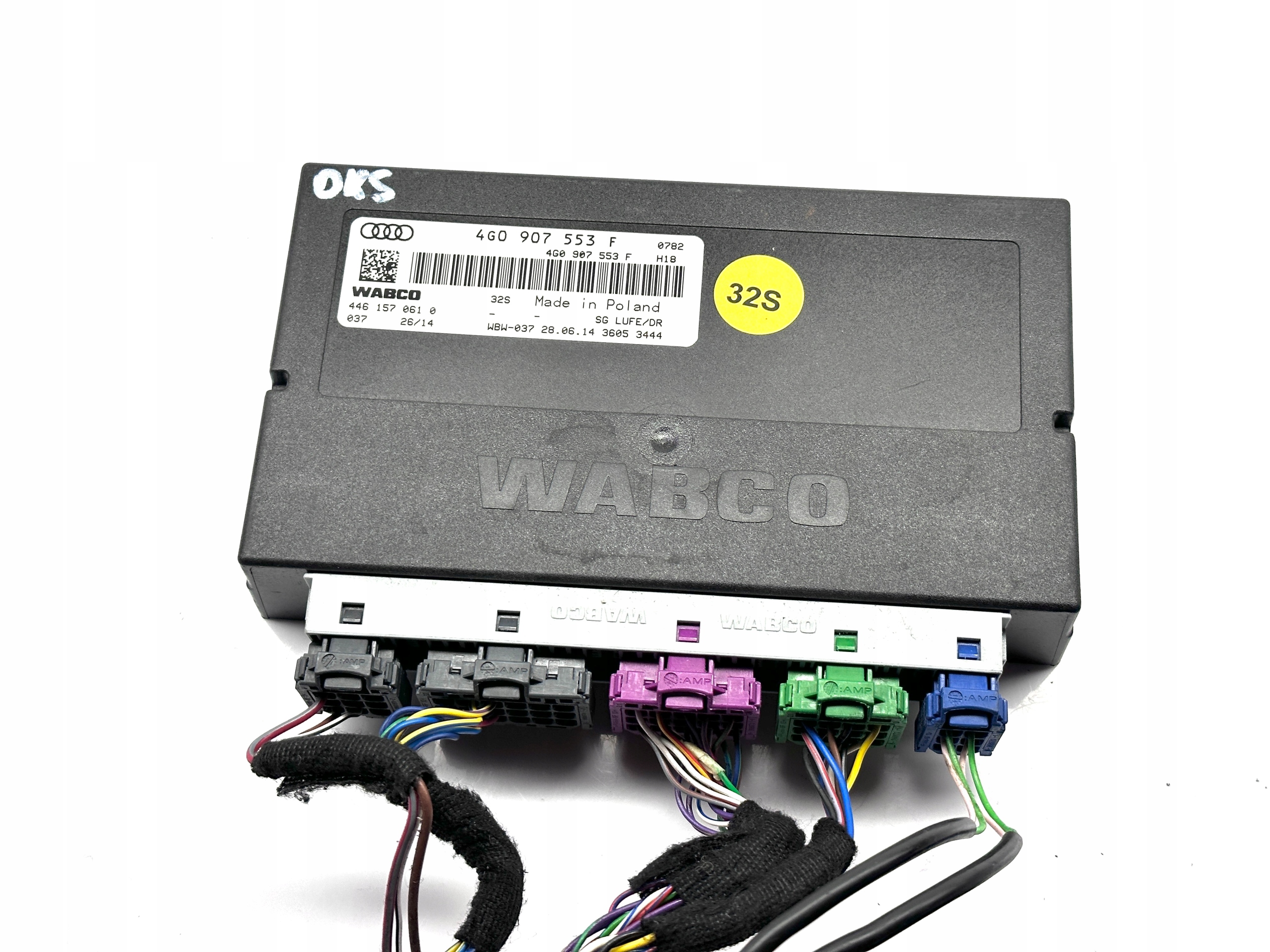 AUDI A6 S6 C7 4G module control unit springing PNEUMATYCZNE WEBCO 4G0907553F