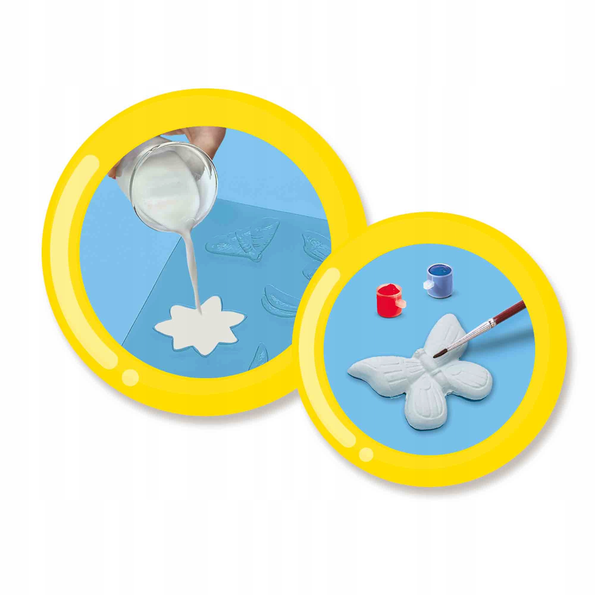 SES kreatywny zestaw do robienia odlewów gipsowych na prezent dla dziecka Bohater brak