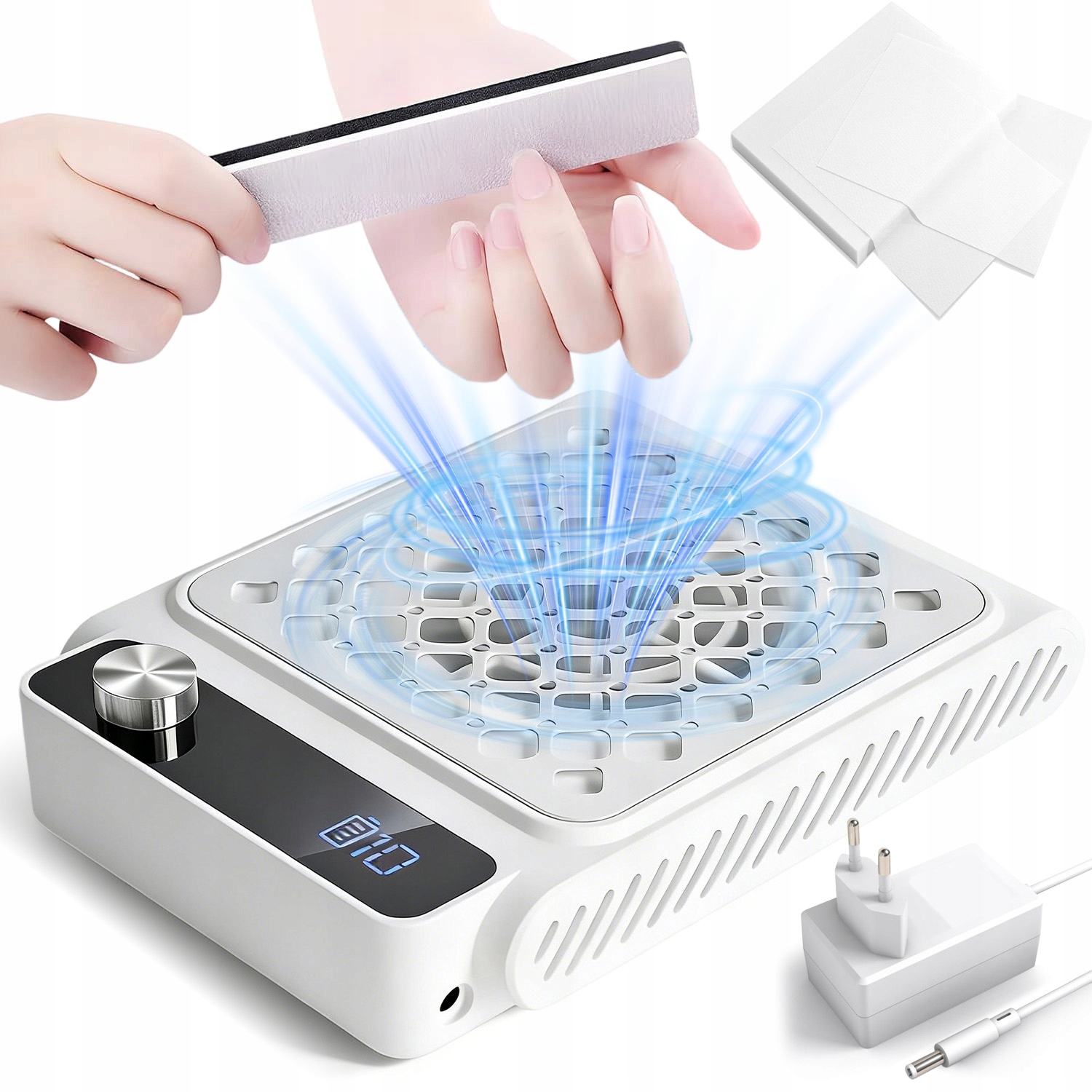 Profesionální Odsávačka Prachu 48W Styling Nehtů 10 Rychlostí Filtr