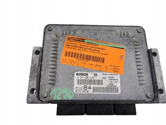 PEUGEOT 807 3.0B V6 0261207545 9638858280 Computer