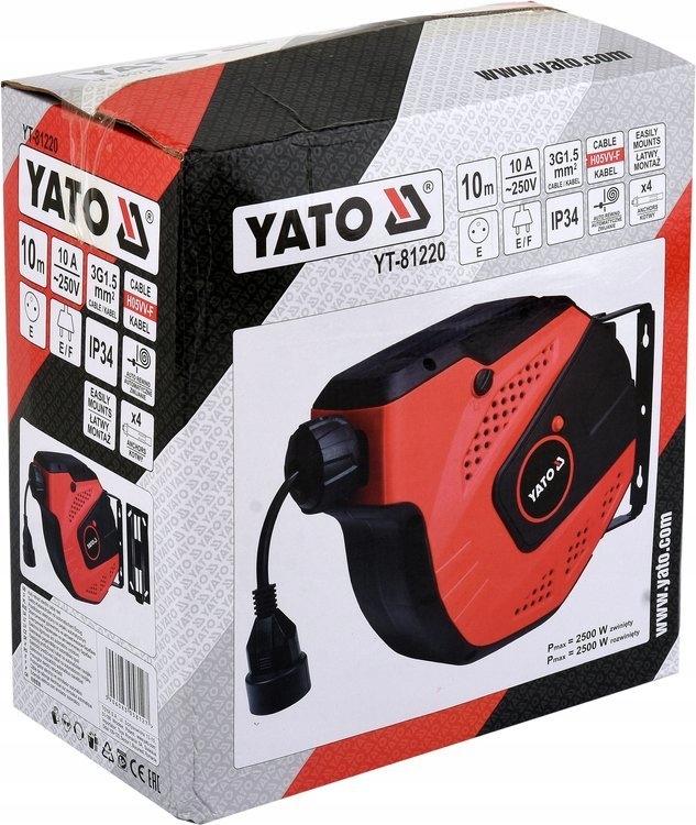yato> Predvoľba Elekt Na Navíjacom Automate 10M YT-81220