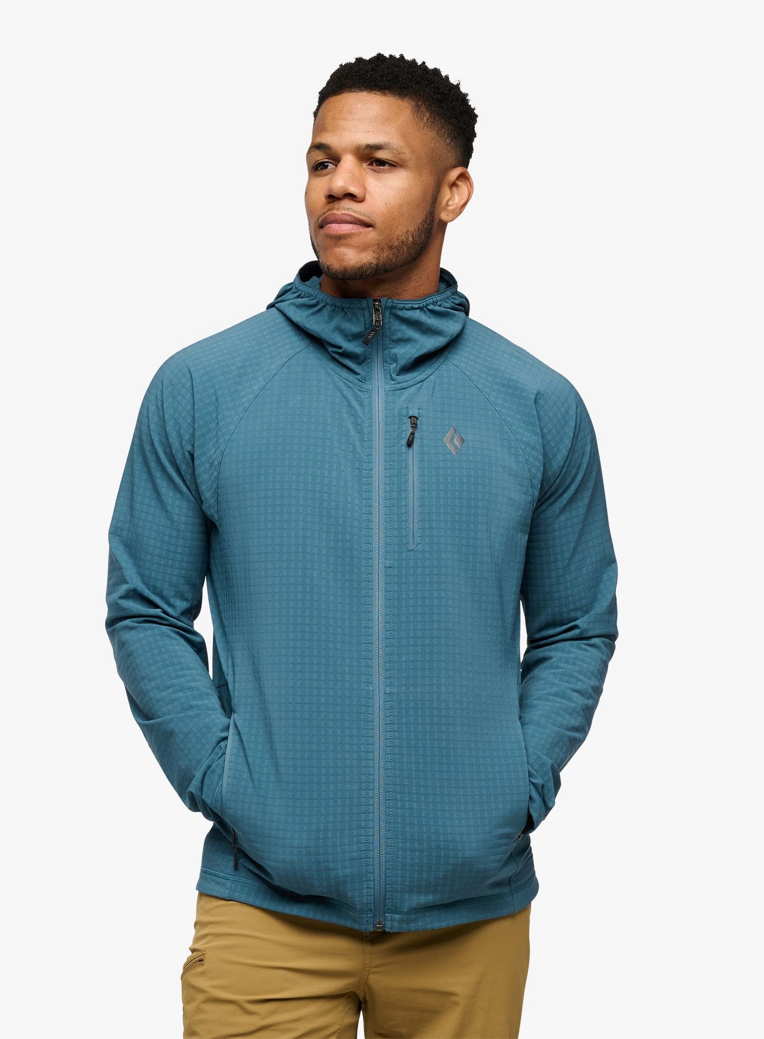 Bluza rozpinana Black Diamond Coefficient Storm Fz Hoody blue creek L