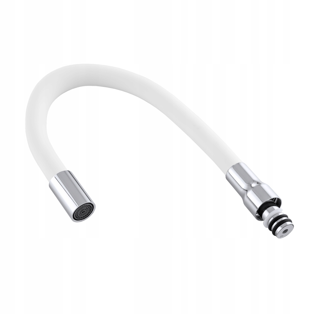 WYLEWKA BATERII KUCHENNEJ FLEX ELASTYCZNA BIAŁA CHROM