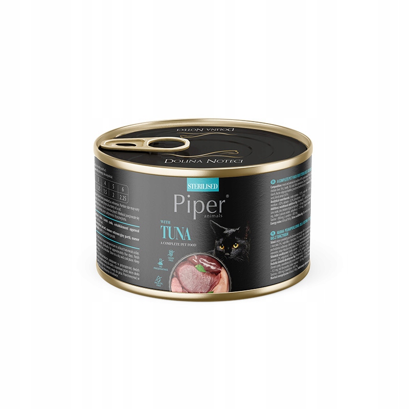 Levně 9X Piper Animals Sterilised s tuňákem 185g