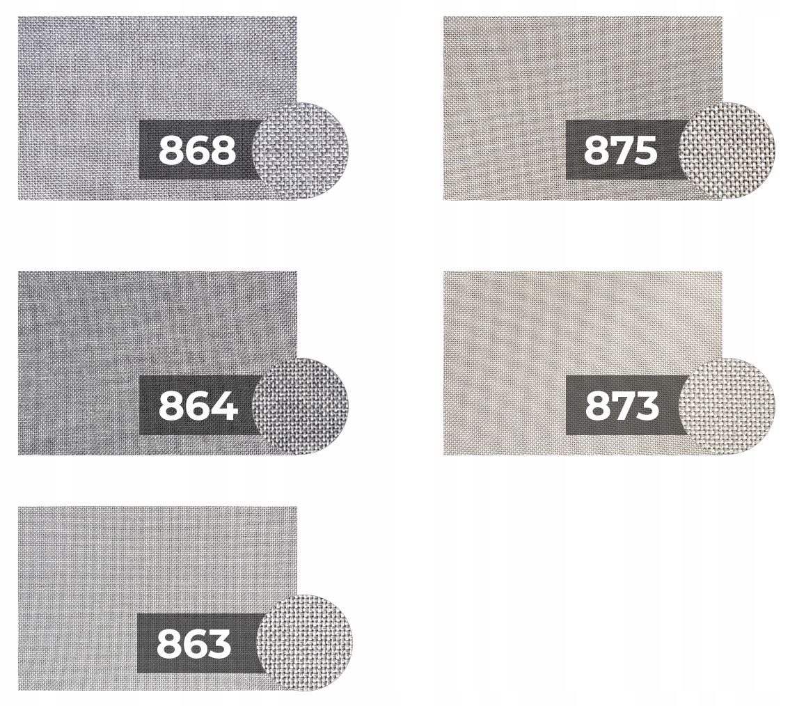 Roleta Gładka na wymiar SZYBKI MONTAŻ 40x220 cm Wzór gładki