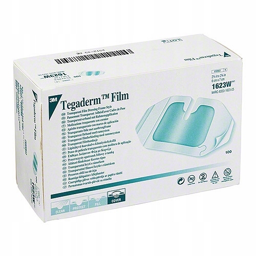 

Tegaderm Film 6x7cm opatrunek z ramką 1szt. 1623W