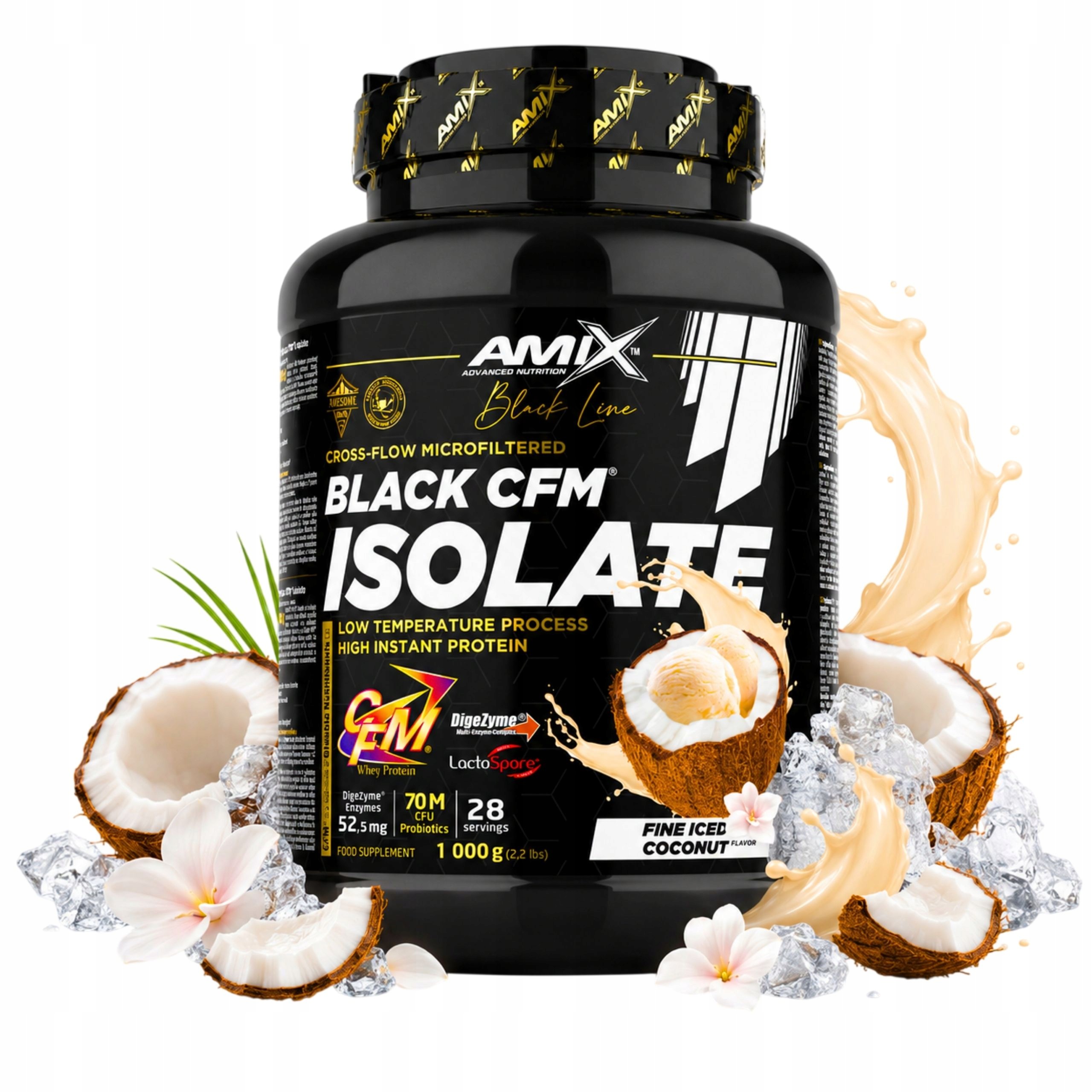 Wpi protein bez laktózy Proteinový Izolát syrovátkové Protein kokosová