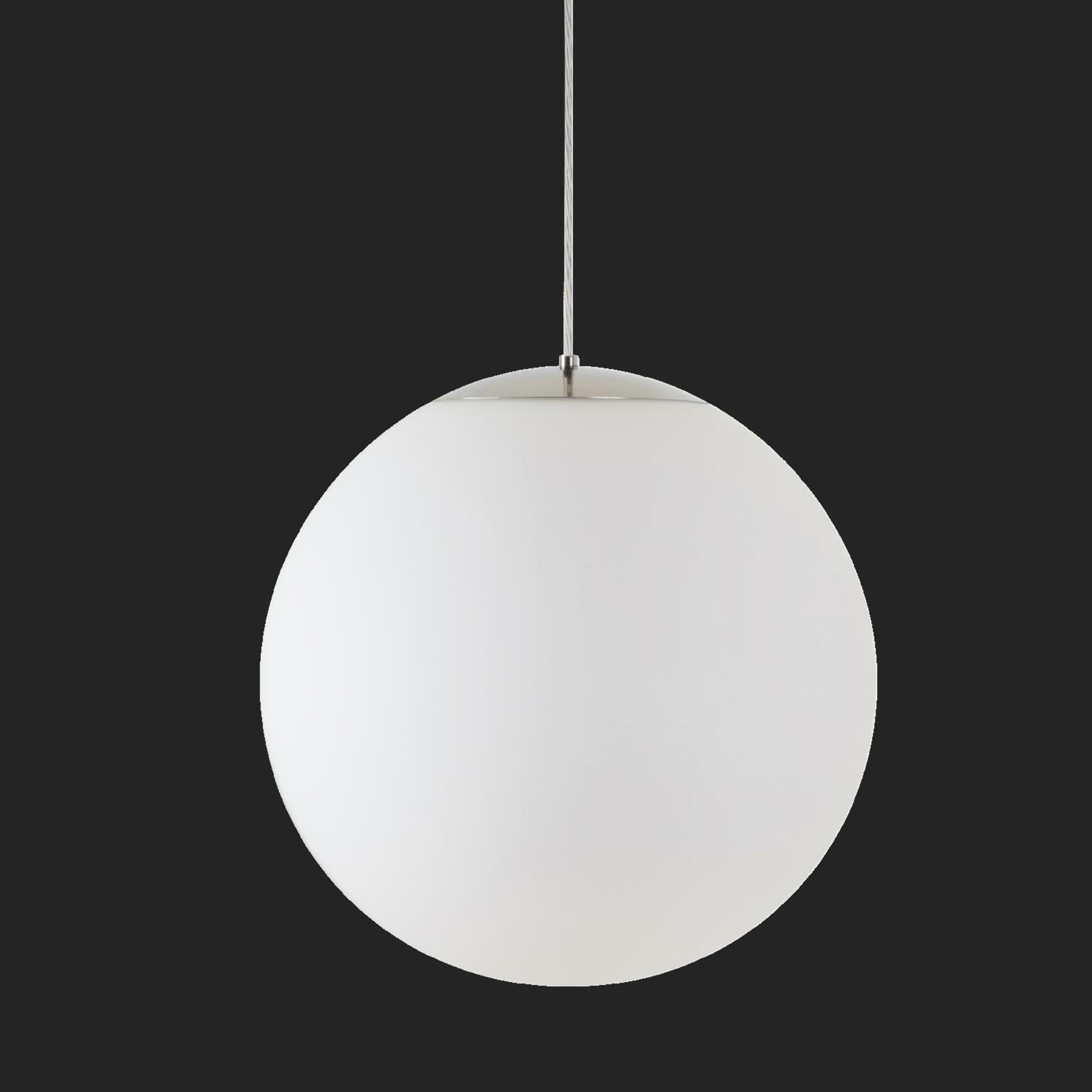 Osmont 70352 Isis S4 Pm-m Hp závesné plastové svietidlo nerez leštená biela