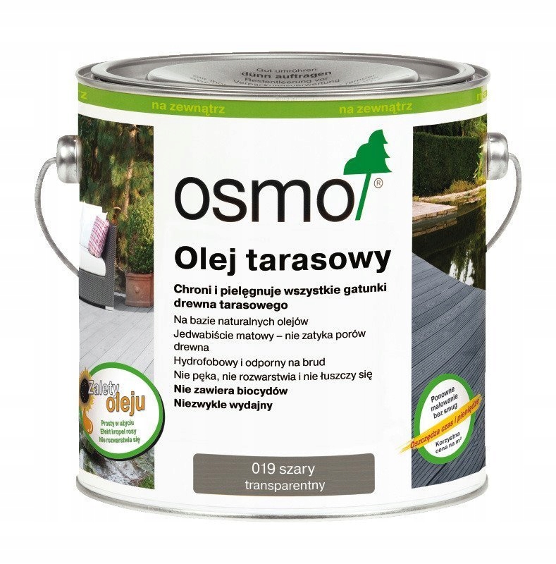 Olej ochronny Osmo do tarasu 125 ml szary