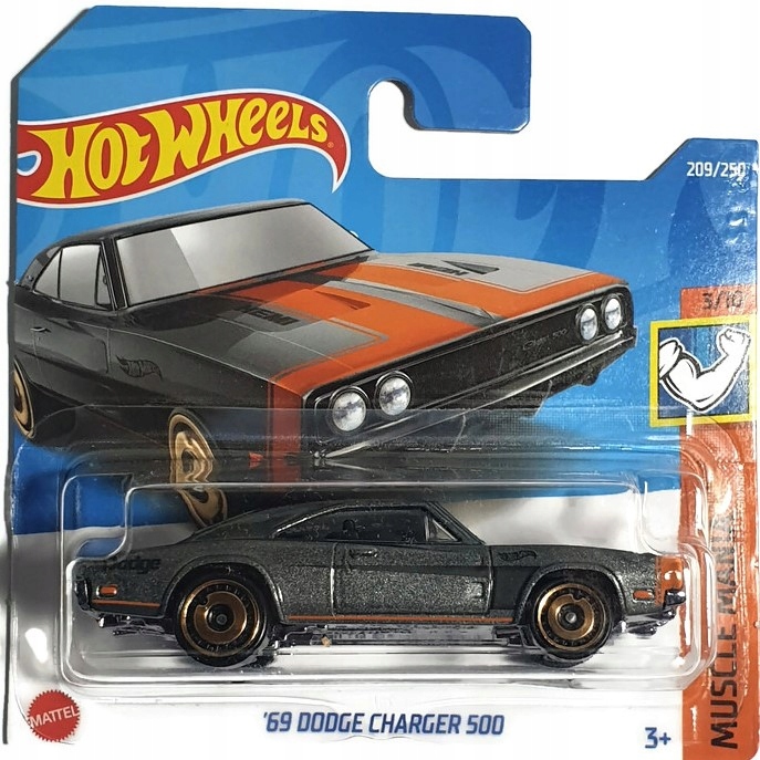 

Hot Wheels 69 Dodge Charger 500 Muscle Mania 2022