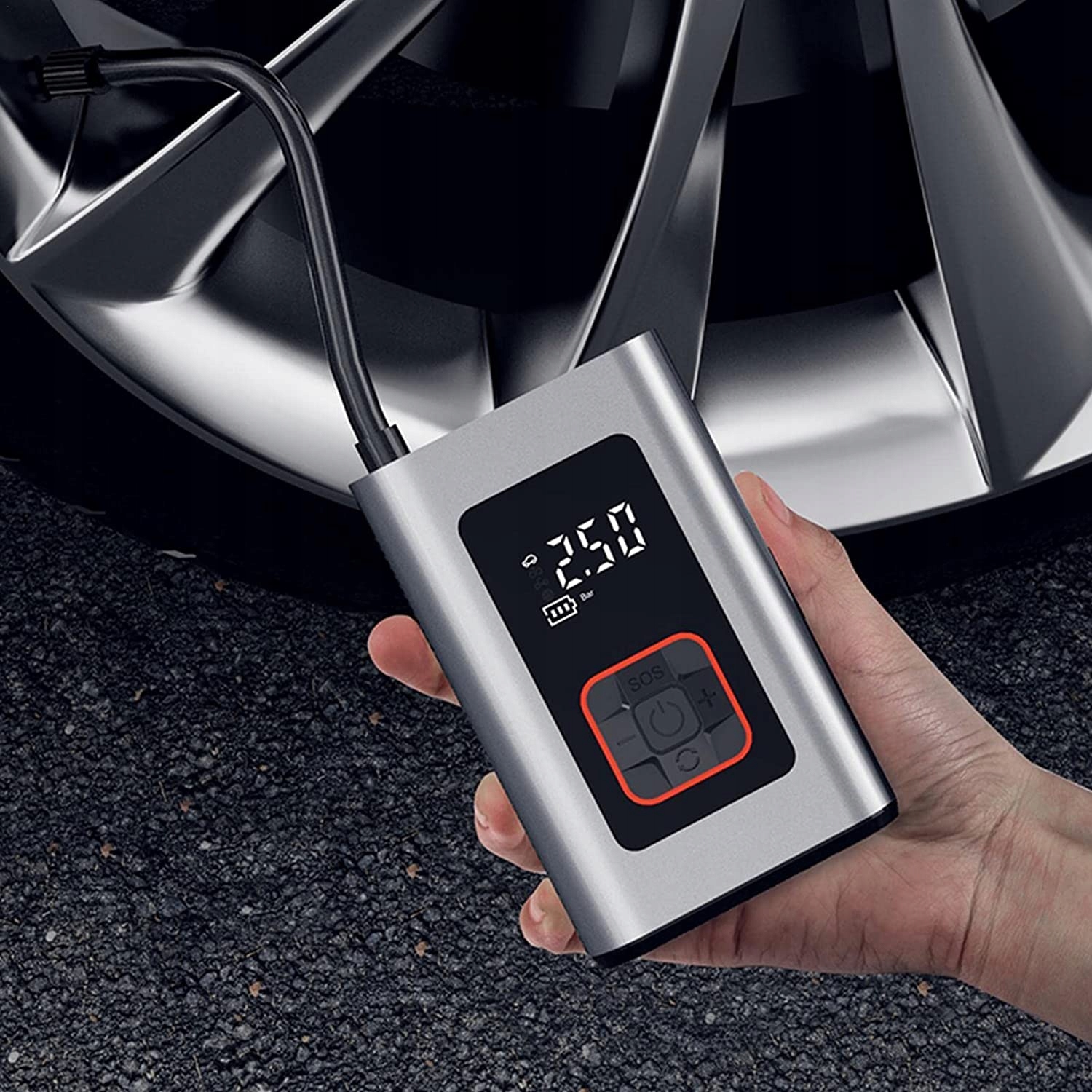 2 Pcs Elektryczna pompa do pompowania opon - Przen Marka bez marki