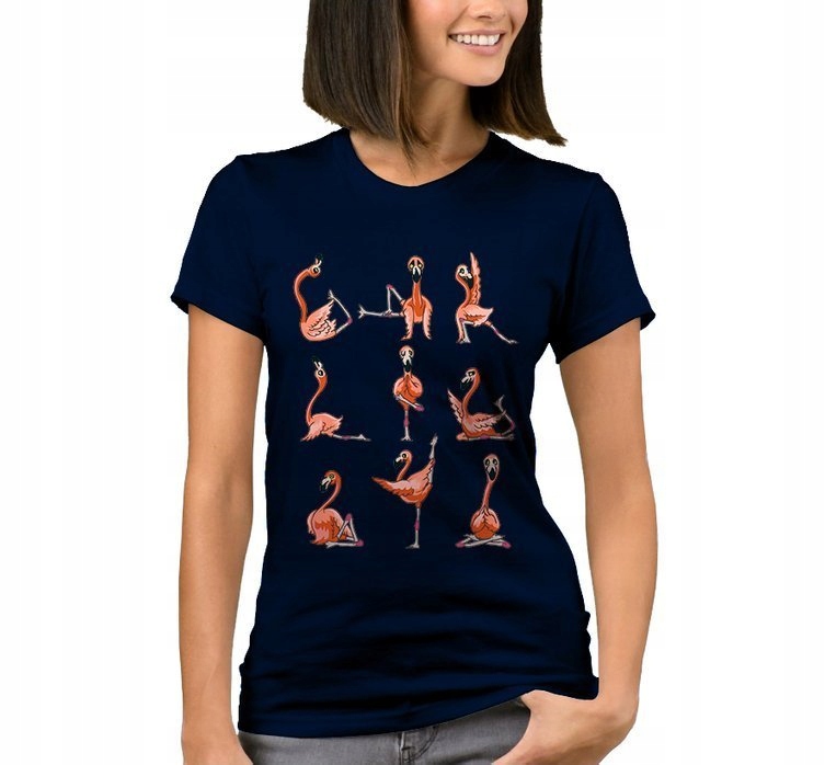 

Koszulka z Nadrukiem Yoga Joga Flaming Urodziny XL
