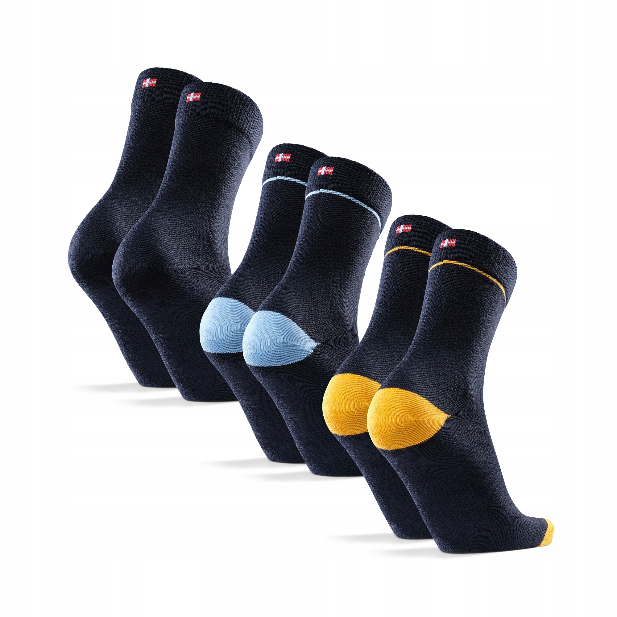 Ponožky Merino vlna Danish Endurance Klasické unisex 3-Pak 43-47