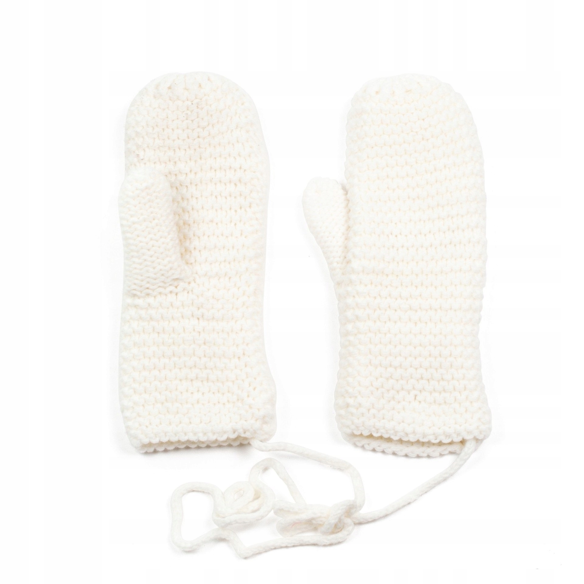 

Rękawiczki Zimowe Jednopalczaste Damskie Białe