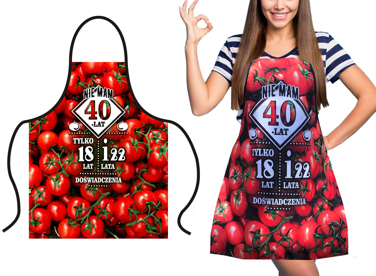 

Fartuch Urodziny 18,30,40,50,60