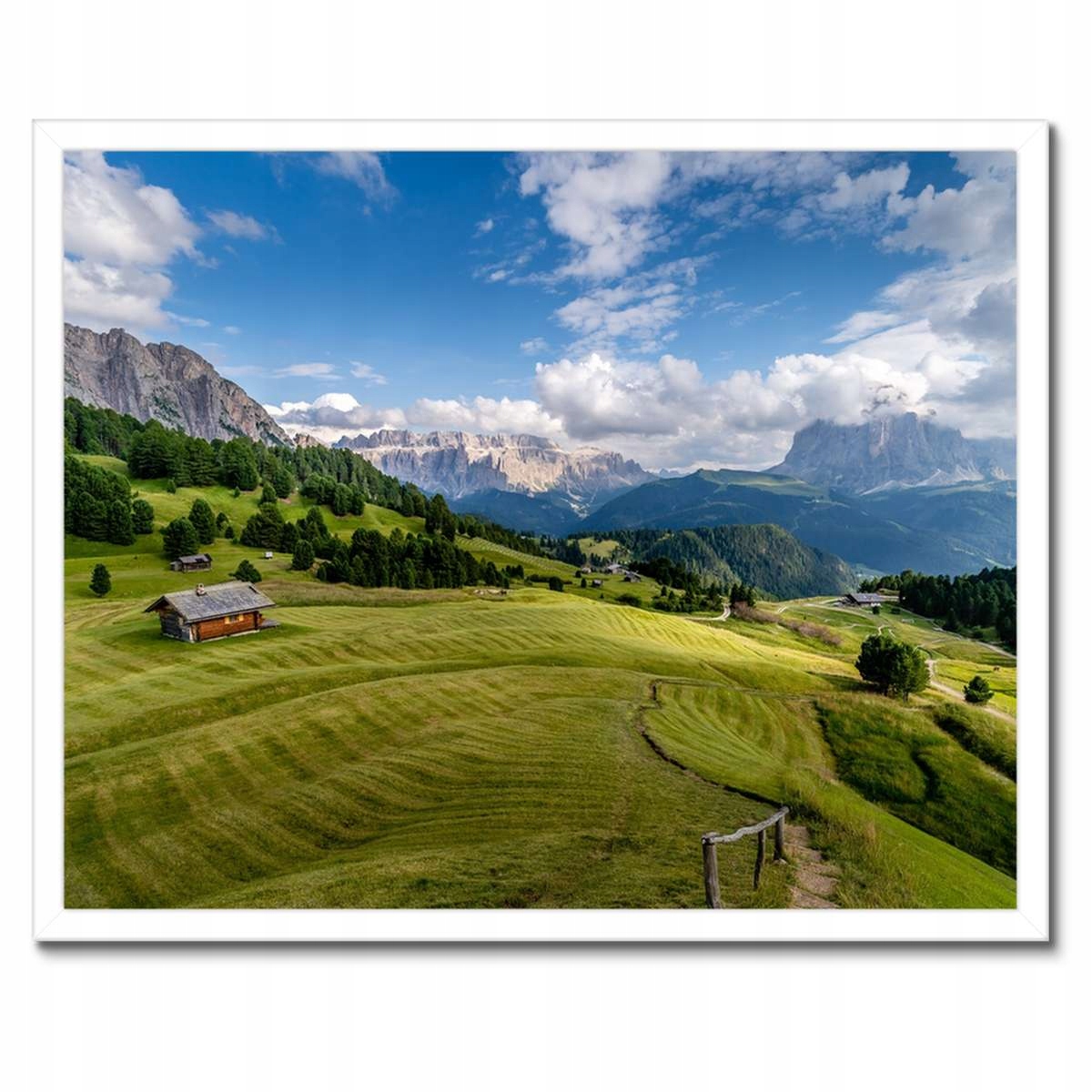 Plakáty v rámu 50x40 Ovečky na horské louce