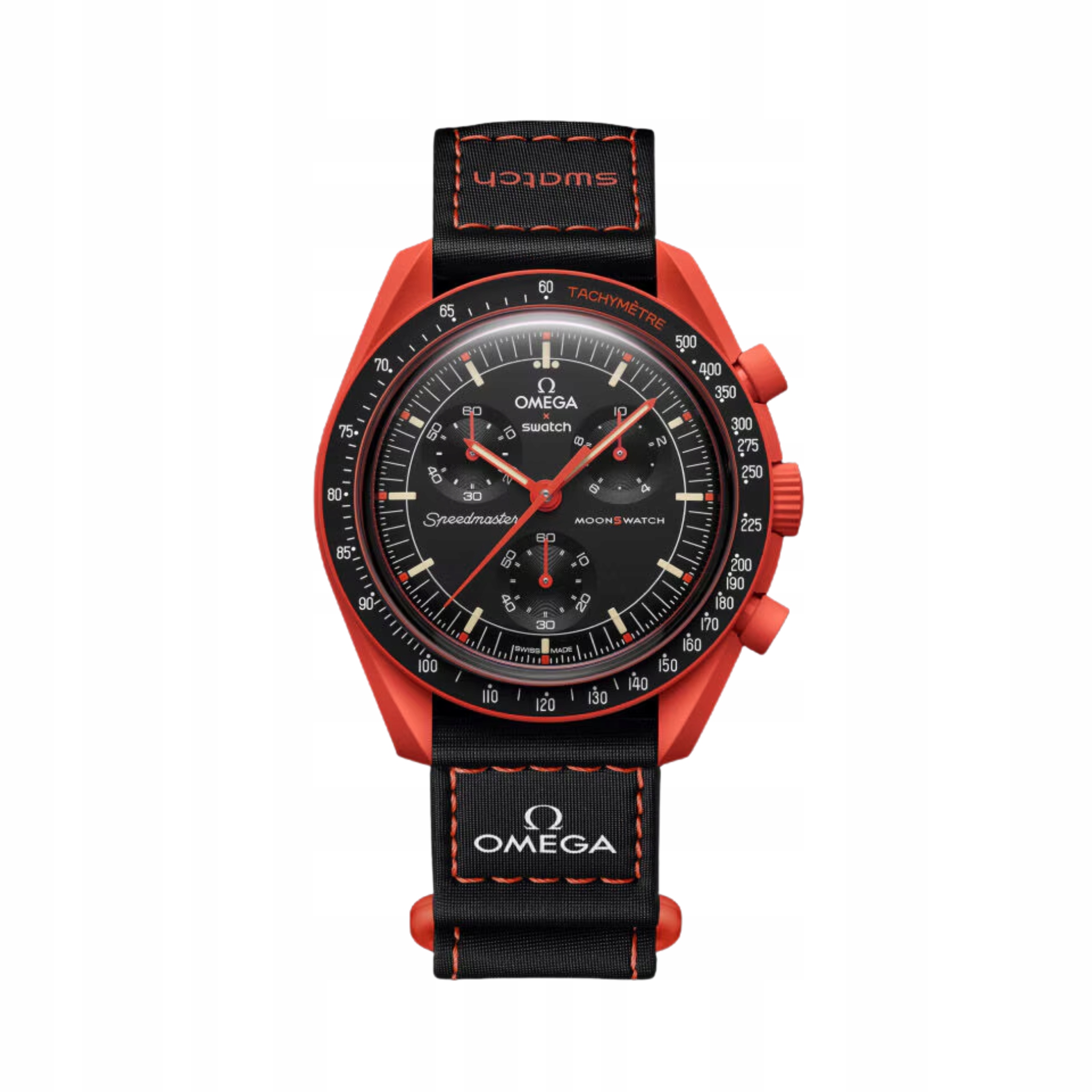 Omega x Swatch Bioceramic Moonswatch Mission On Earth Lava SO33O100 Nowy