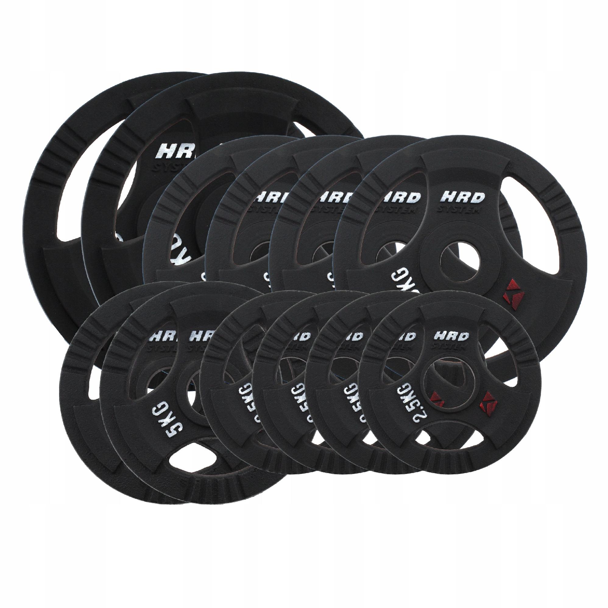 Hrd System Zestaw Obciążenie Olimpijskie żeliwne 50mm 100kg Talerze