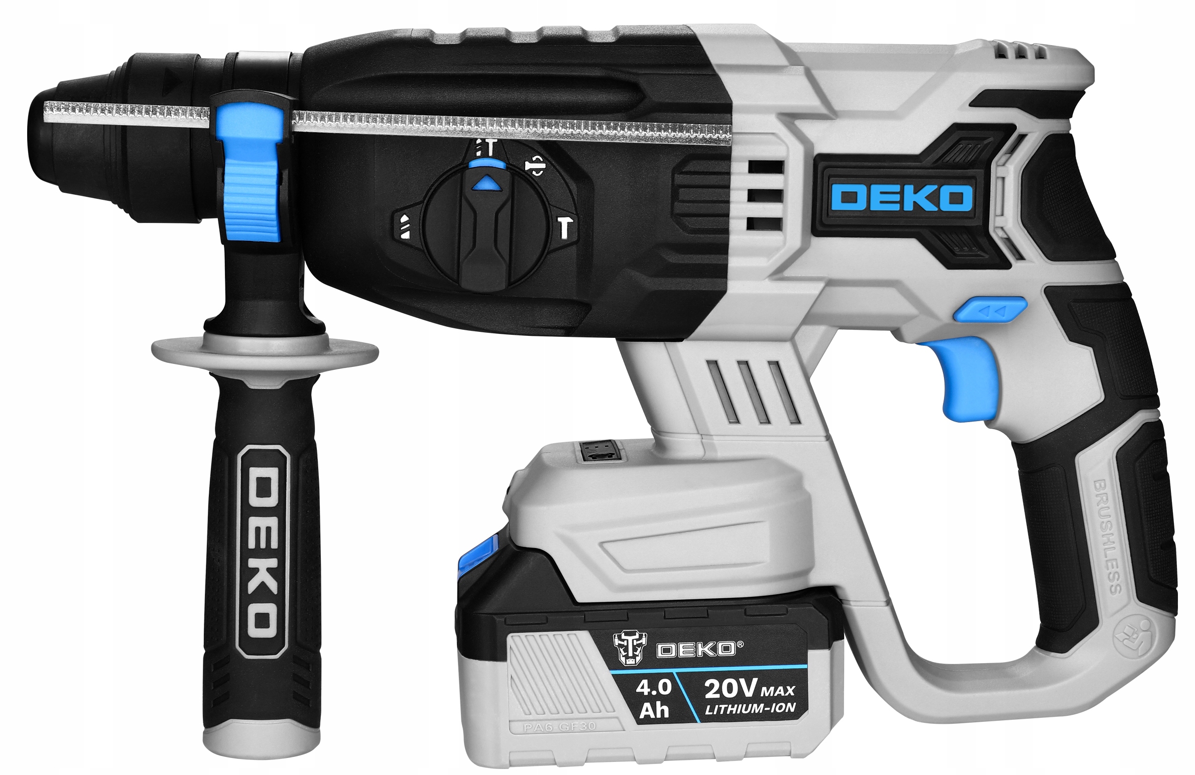 MŁOT UDAROWY MŁOTOWIERTARKA AKUMULATOROWA UDAR SDS+ AKU WIERTŁA DEKO 3J Seria DKBL20RH03-S1 młot udarowy udar mocna