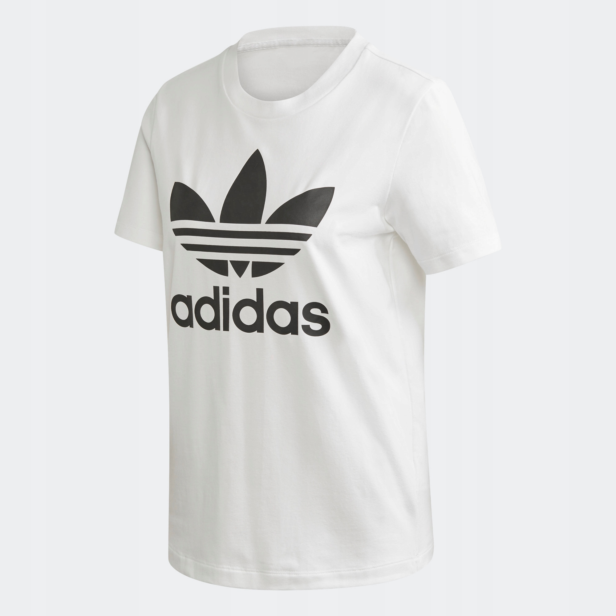 ADIDAS ORIGINALS TREFOIL KOSZULKA DAMSKA KULTOWA Dekolt okrągły