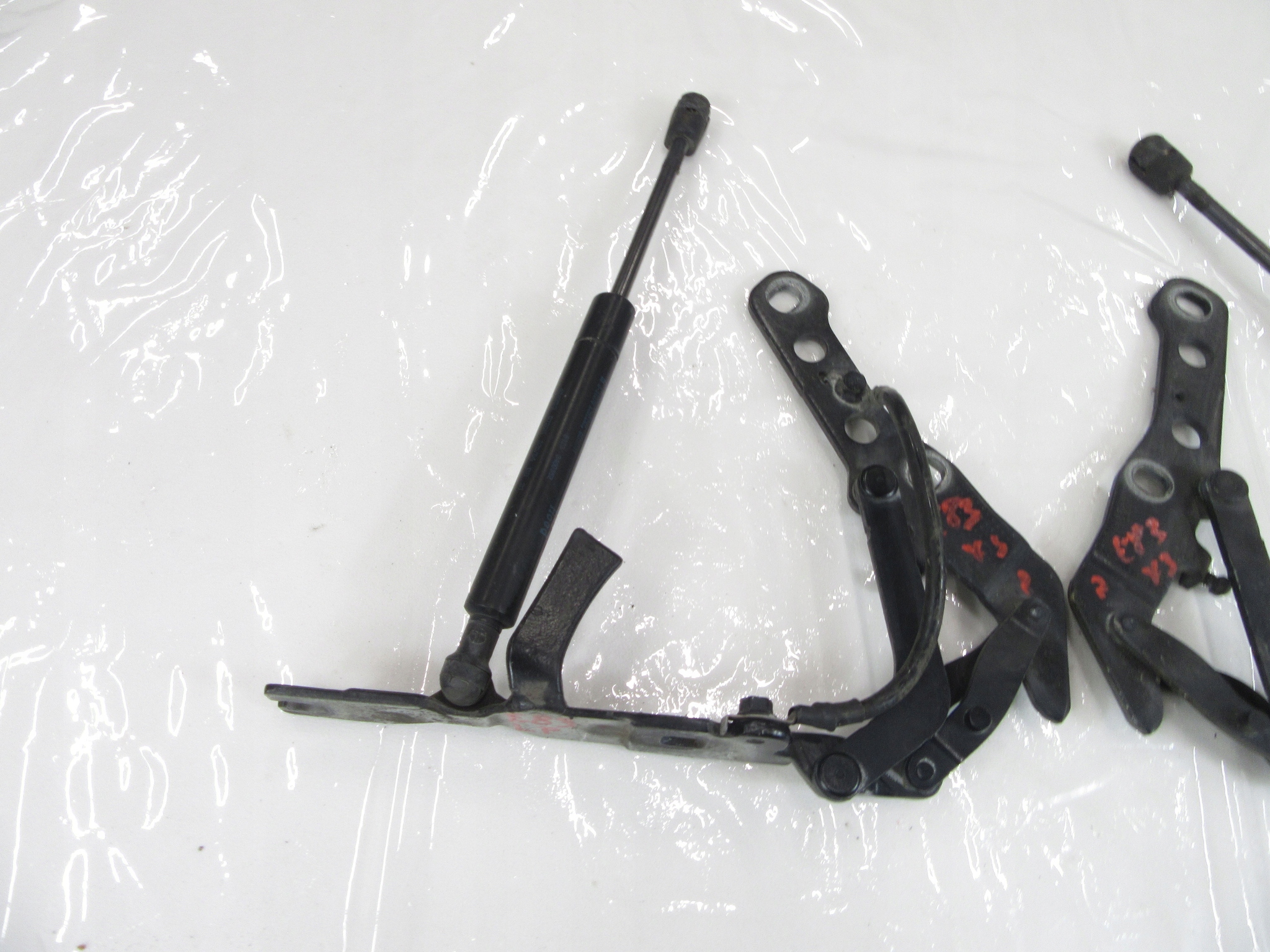 hinges damper bonnets front BMW e83 X3 KOMPLET