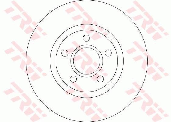 Tarcza hamulcowa TRW PRZÓD VOLVO C30 C70 S40 V40 (300x25mm) FORD FOCUS C-M Strona zabudowy przód