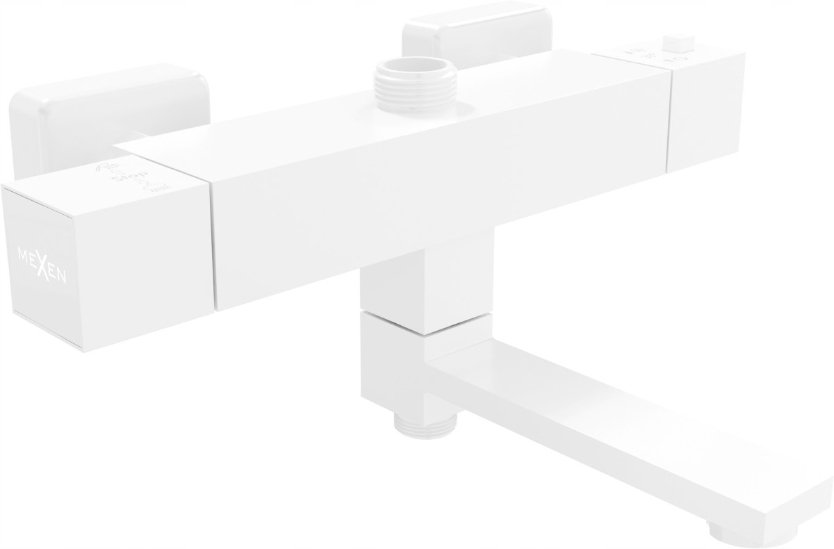 

Mexen Cube Bateria Wannowa Termostatyczna Biała