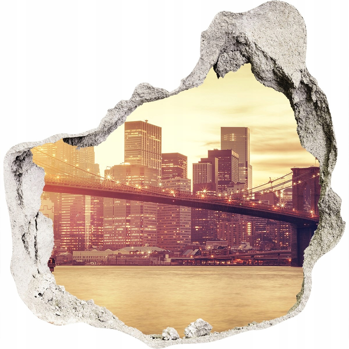

Fototapeta dziura na ścianę Manhattan Nowy Jork