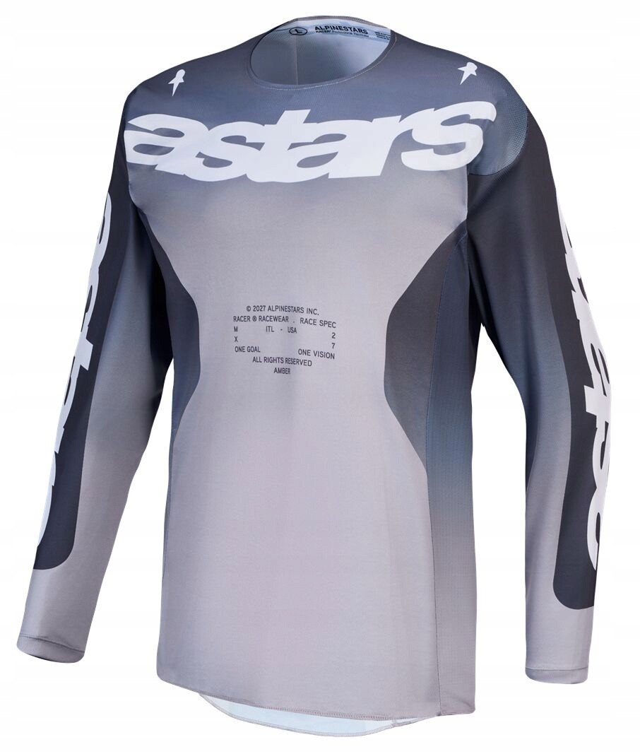 Mikina Na Crossa Quada Alpinestars Racer Amber Gy/li (s) 3760827-9349-S