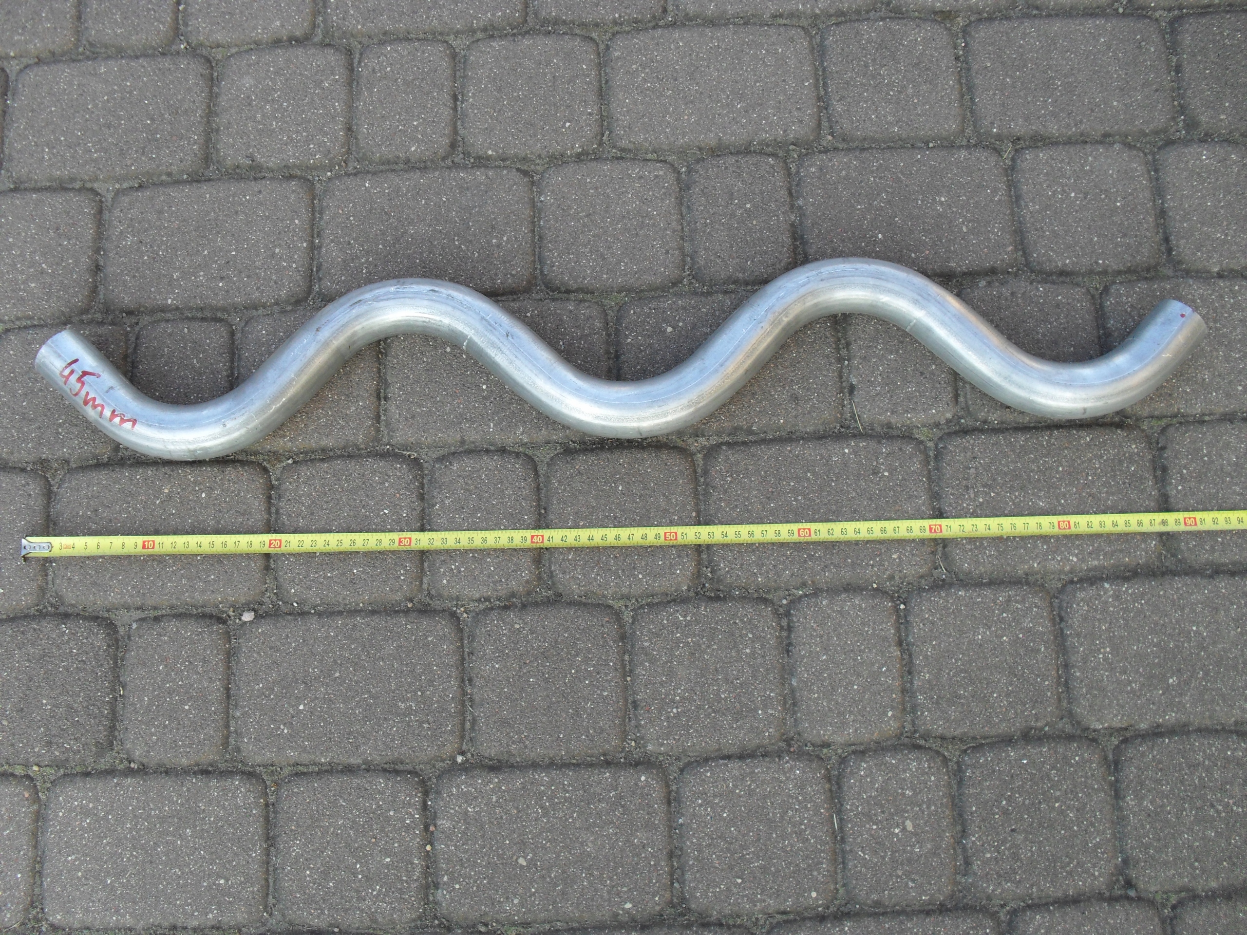 RURA WYDECHOWA 45mm żmijka wężownica kolanko gięta Producent części Inny