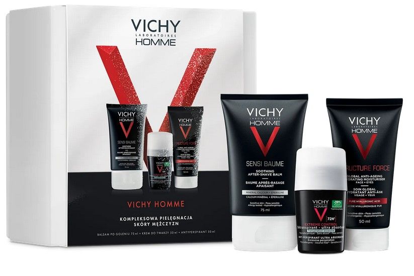 Zestaw Prezentowy Vichy Homme Kompleksowa Pielęgnacja Skóry Mężczyzn