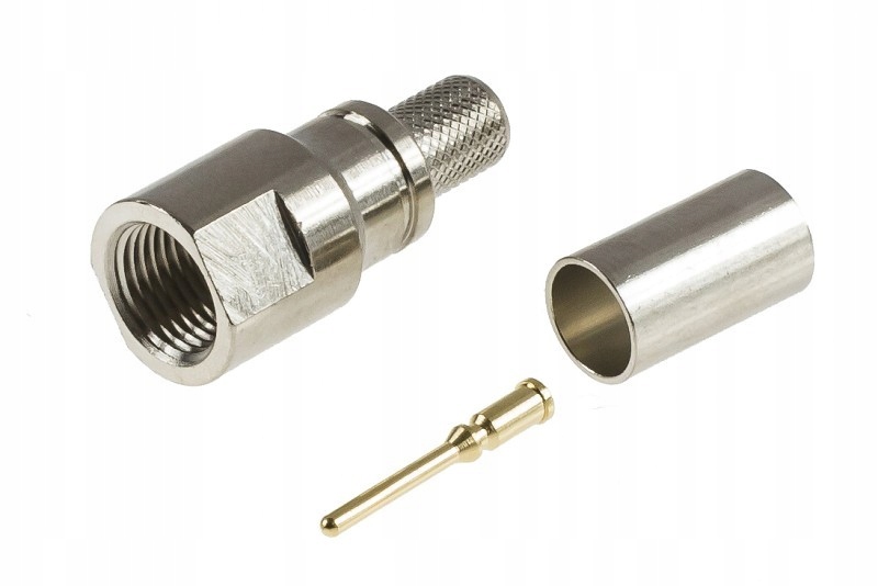 Złącze męskie Fme zaciskane na przewód H155