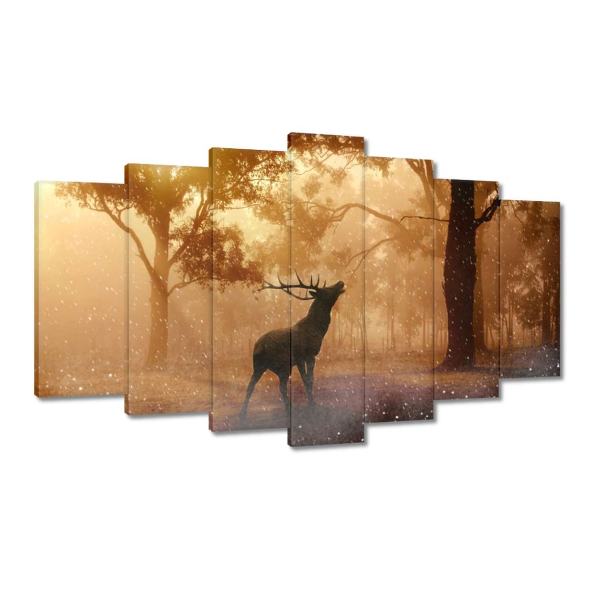 Obrazy 140x80 Jelen v lese