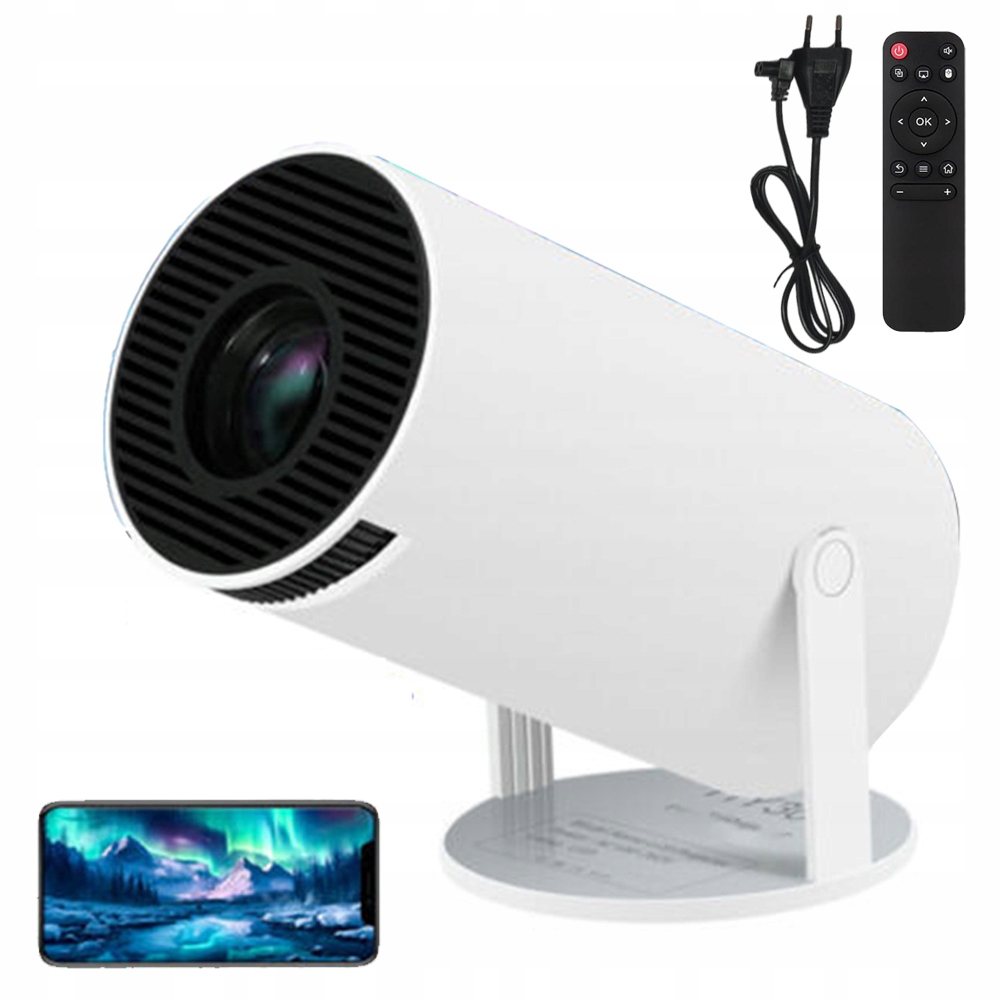 Otočný Smart Projektor Mini Projektor S Přenosným Reproduktorem O 180°