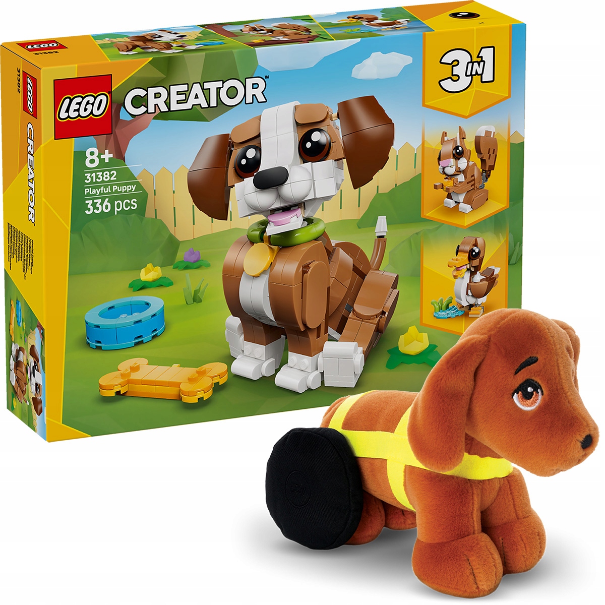 Lego Creator Roztomilá zvířátka: zkažený štěně 31382 Plyšák Pejsek