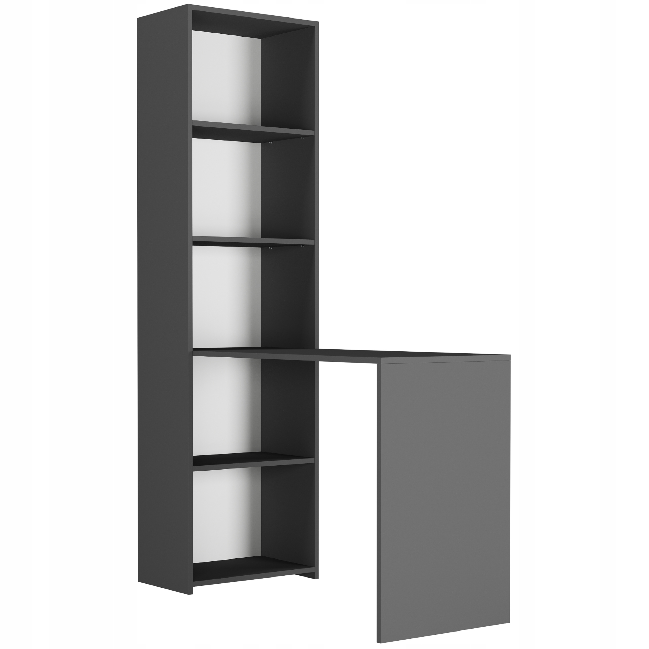 Nábytek Psací stůl regál kniha 125 cm B-50S Antracit