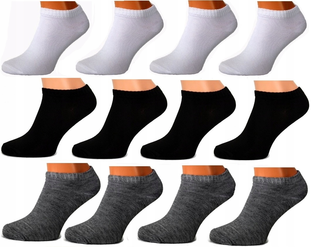 

12x Skarpety Skarpetki Stopki Bawełniane 39-42