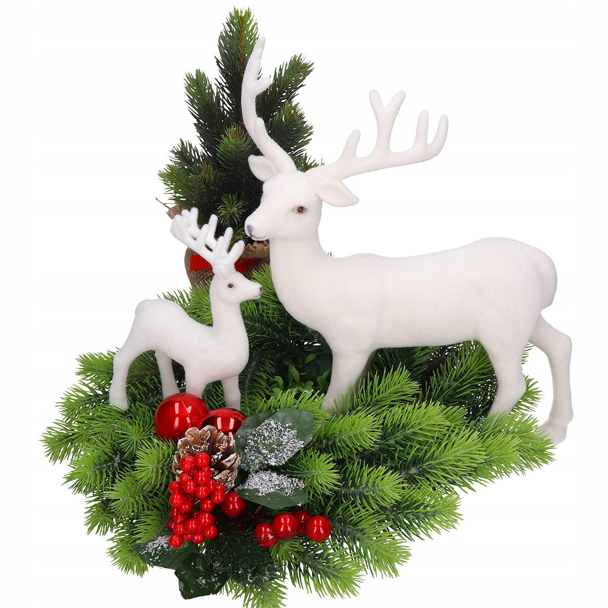 RENIFER WELUROWY STOJĄCY FIGURKA OZDOBA DO STROIKA NA STROIK ŚWIĘTA PREZENT Rodzaj figurka