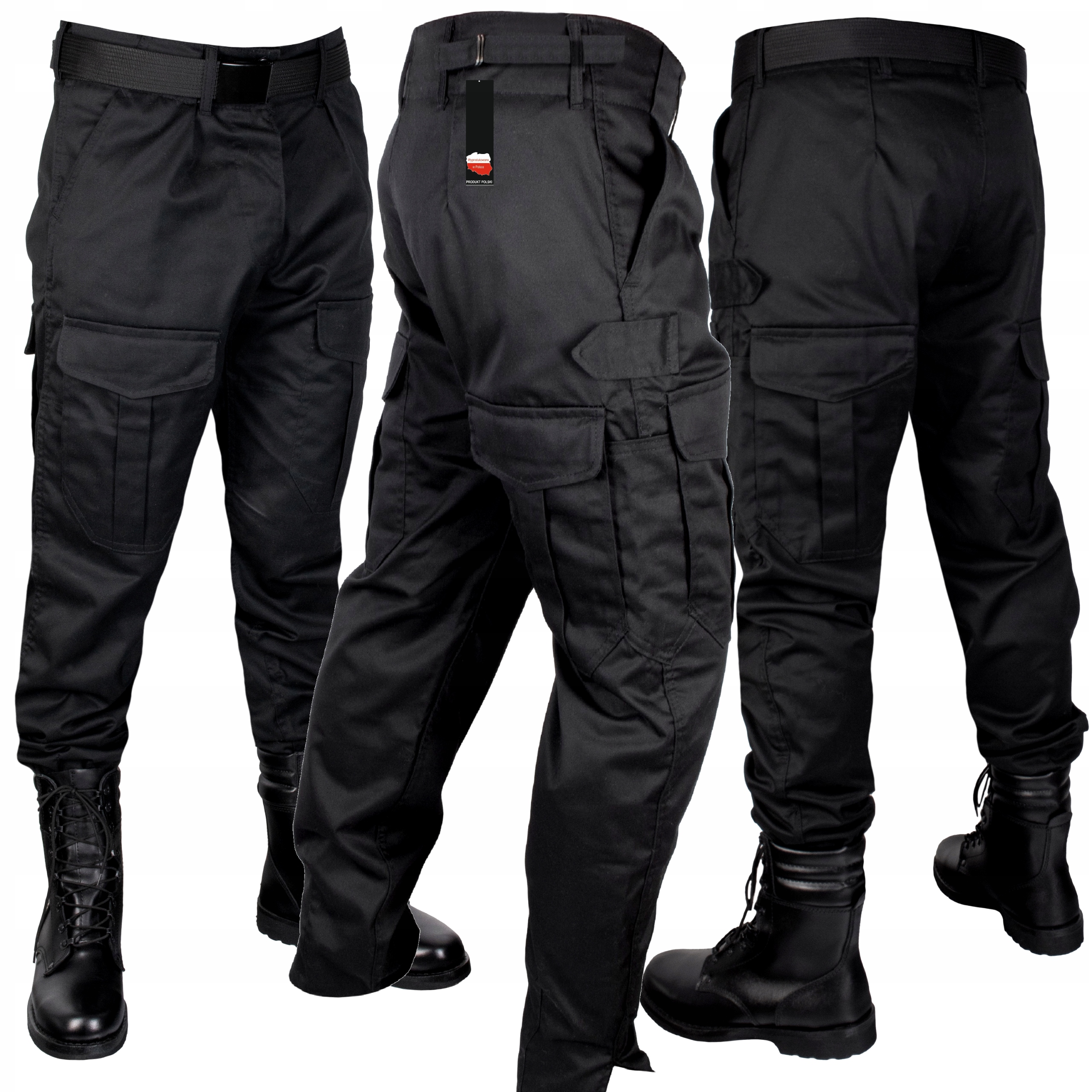 

Spodnie Wojskowe Policyjne Black-camo Pl Grom L