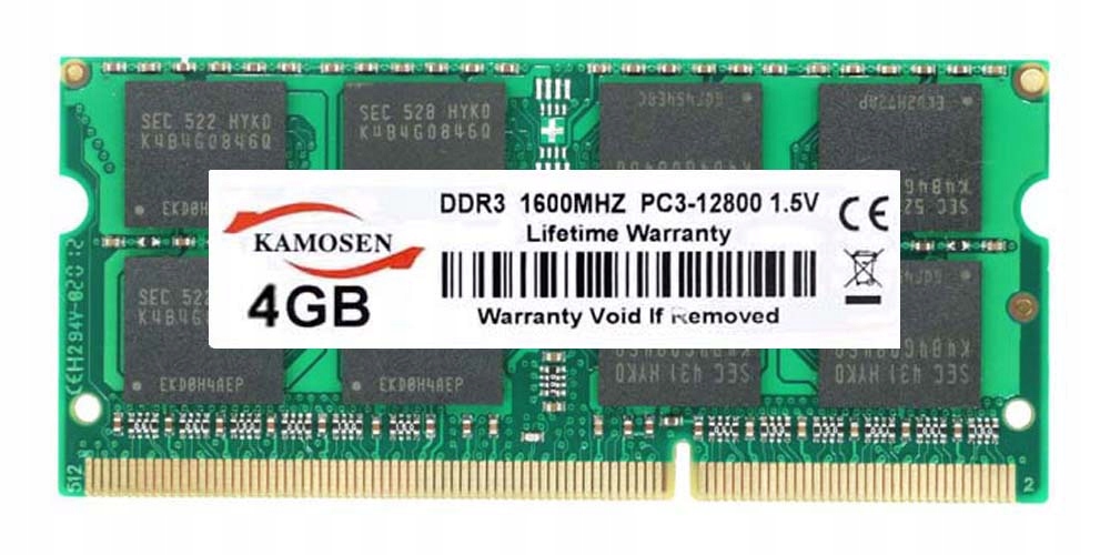Goodram 4 Gb DDR3 1600MHz CL11 Ram Memória 1.5V Laptop Sodimm