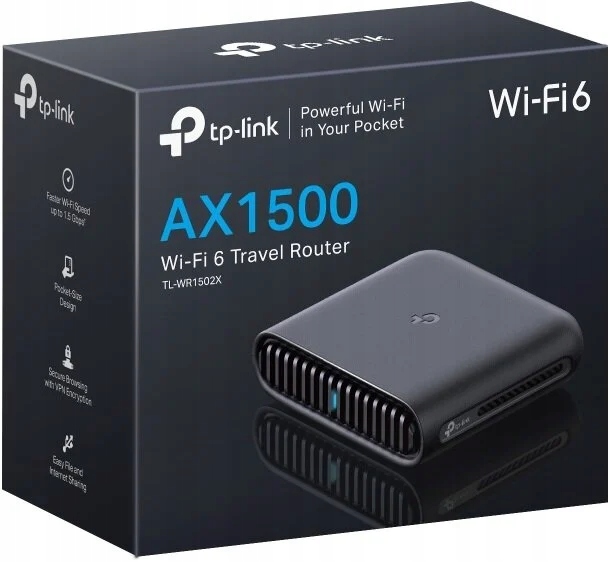 Router podróżny Tp-link TL-WR1502X Wi-Fi 6 AX1500