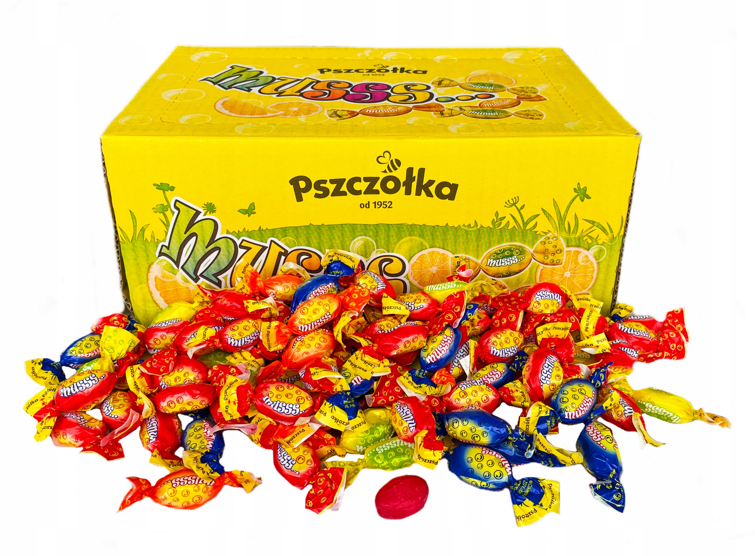 Pszczółka Bonbóny Ovocné Musss 3KG Karton