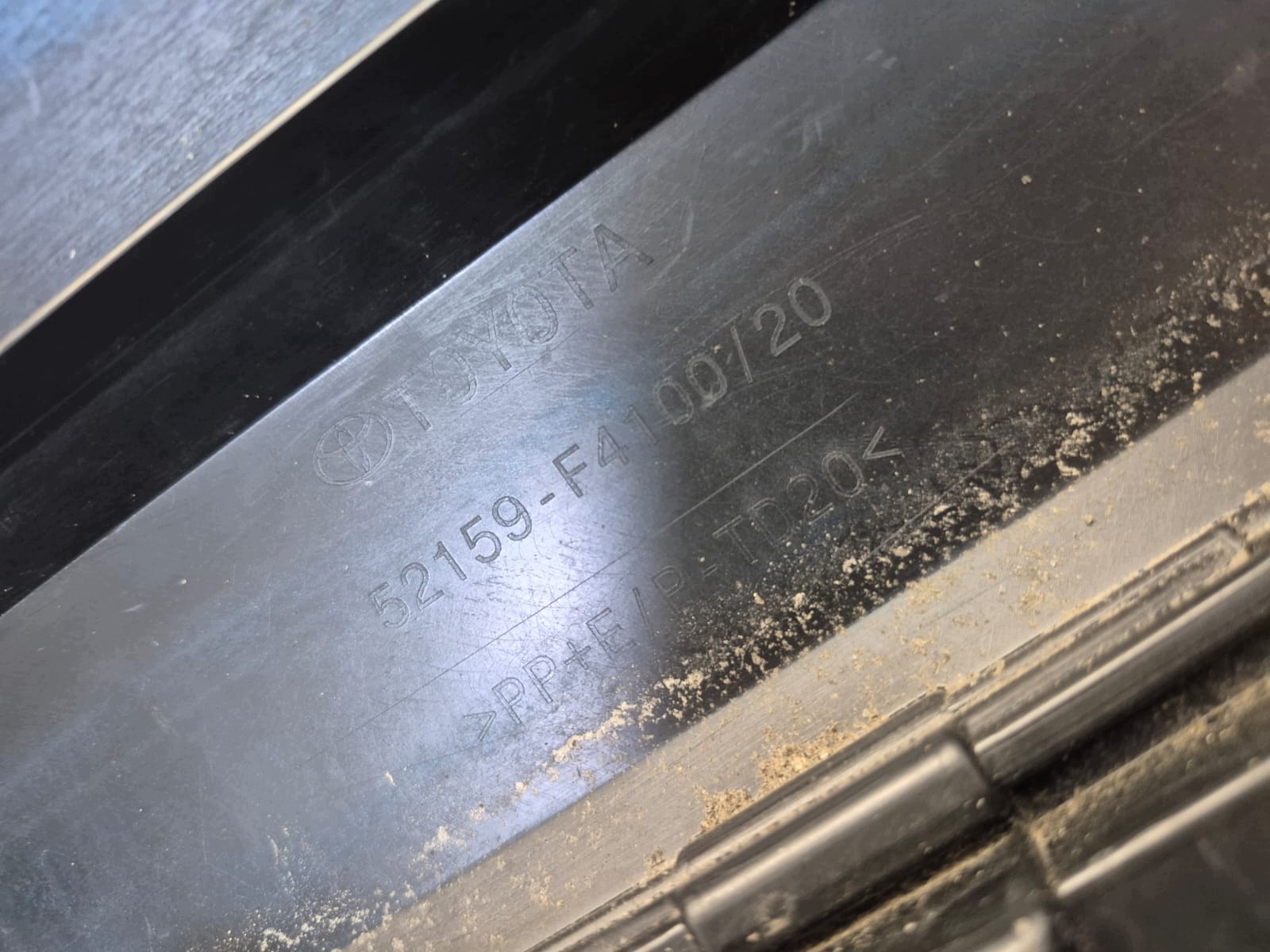 TOYOTA C-HR CHR II 23-> bumper rear part rear PDC
