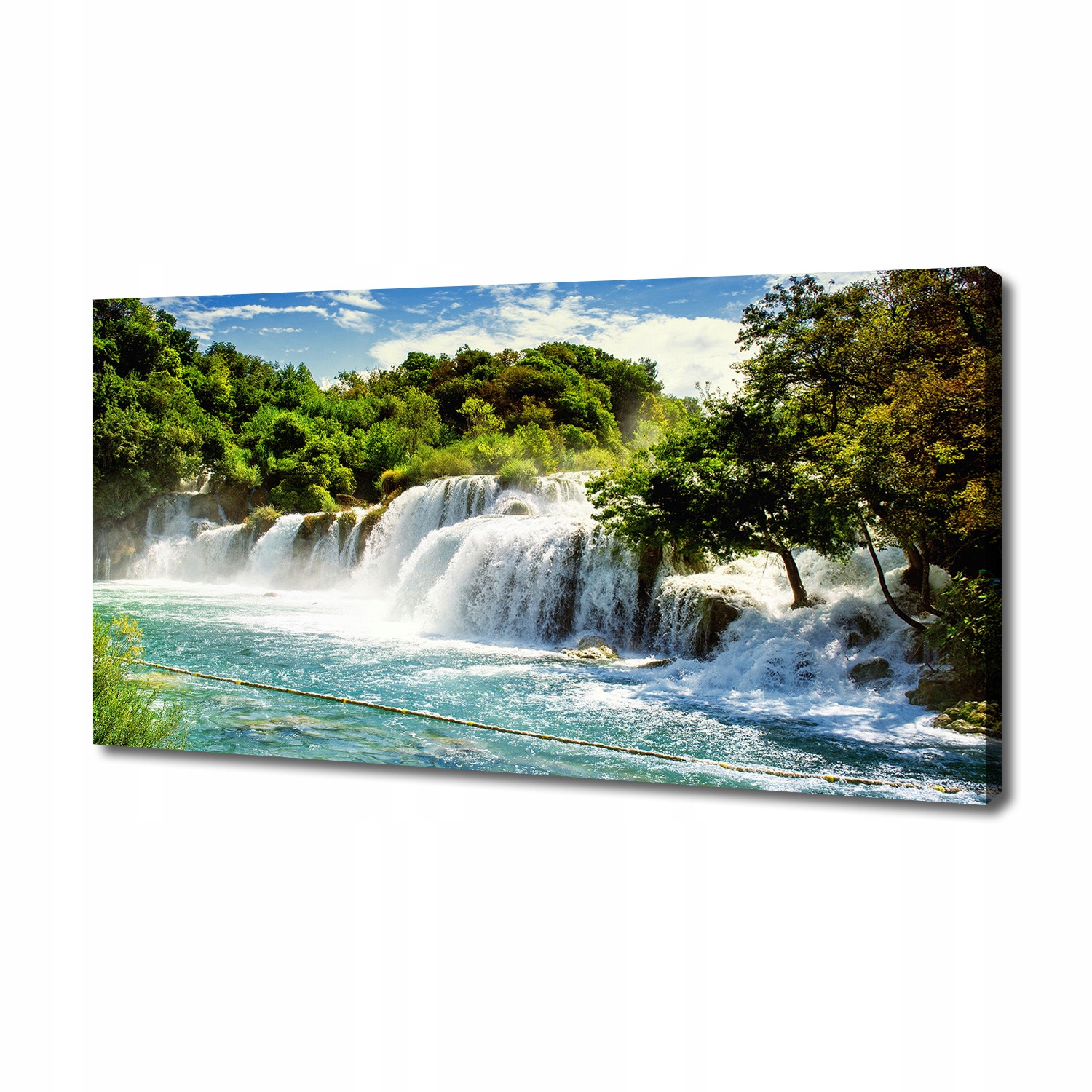 

Foto obraz na płótnie Wodospad Krka 140x70 cm