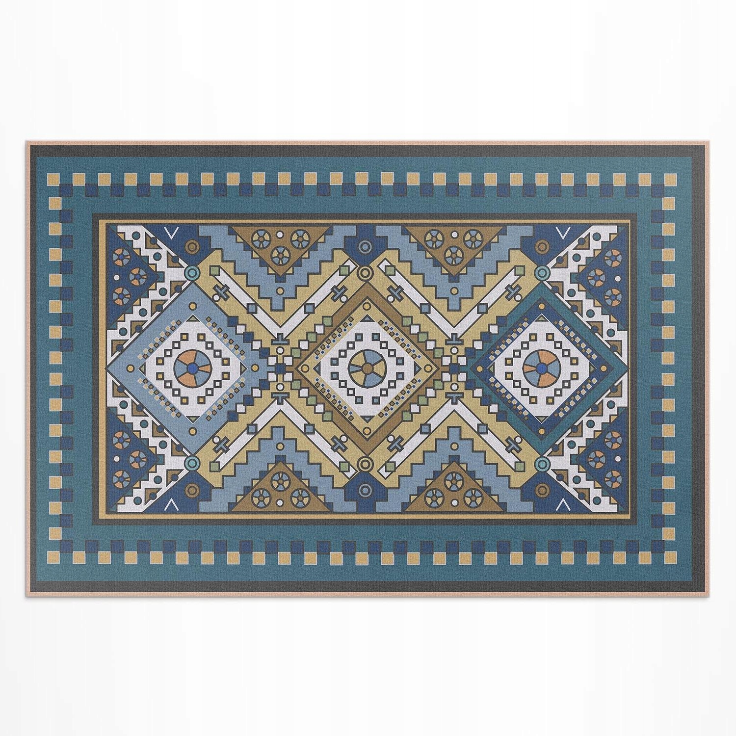 Vinylový koberec na balkón Marocké geometrické vzory ornament 150 x 100 cm