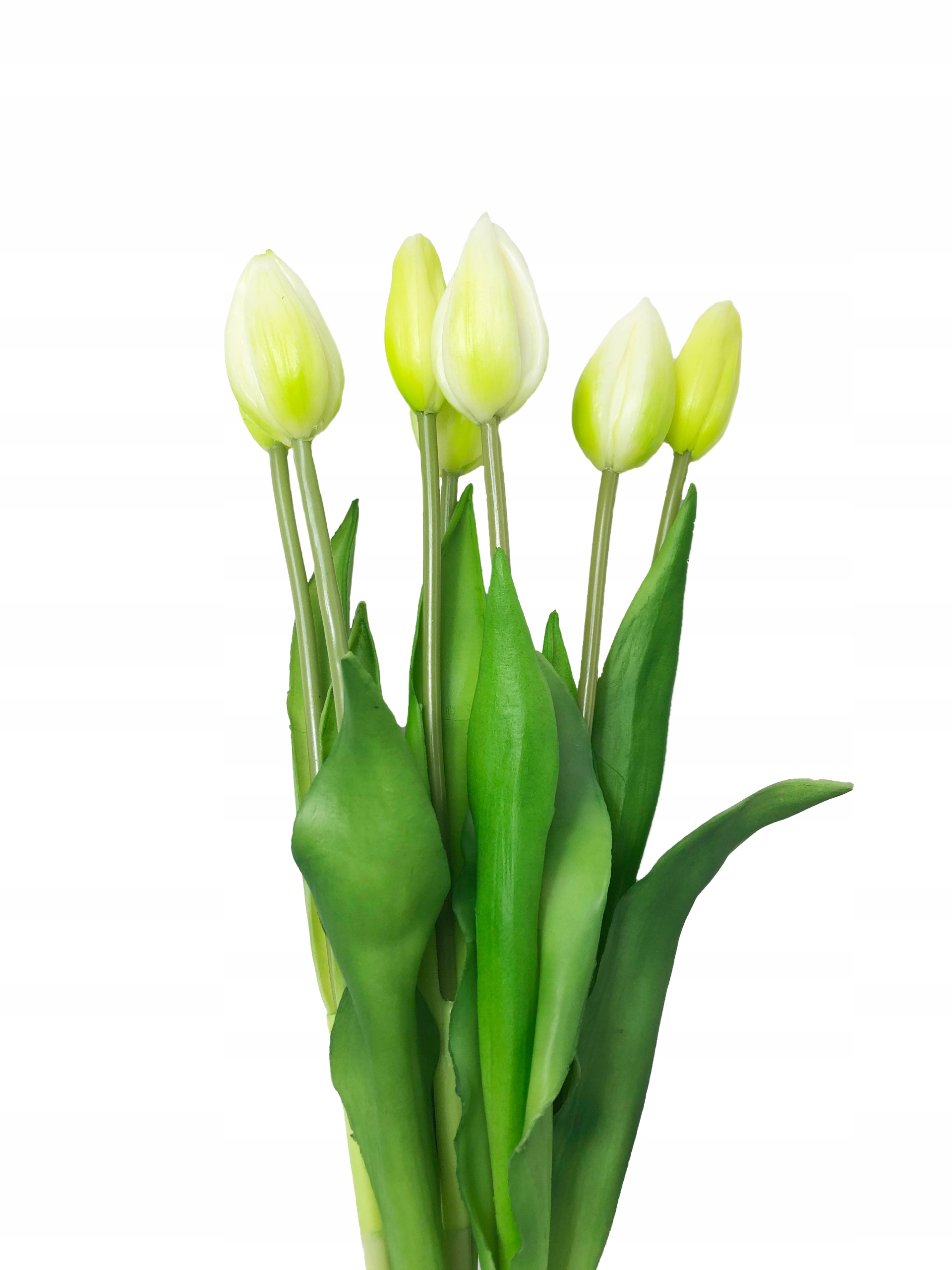 

Tulipany Silikonowe bukiet 7 szt biały Jak Żywe