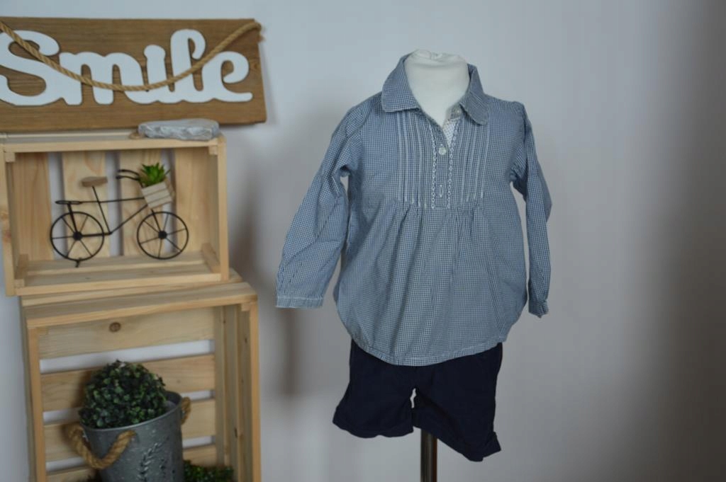 15 L.O.G.G. BLUZECZKA KOSZULA W KRATKĘ 86 Wiek dziecka 12 m +